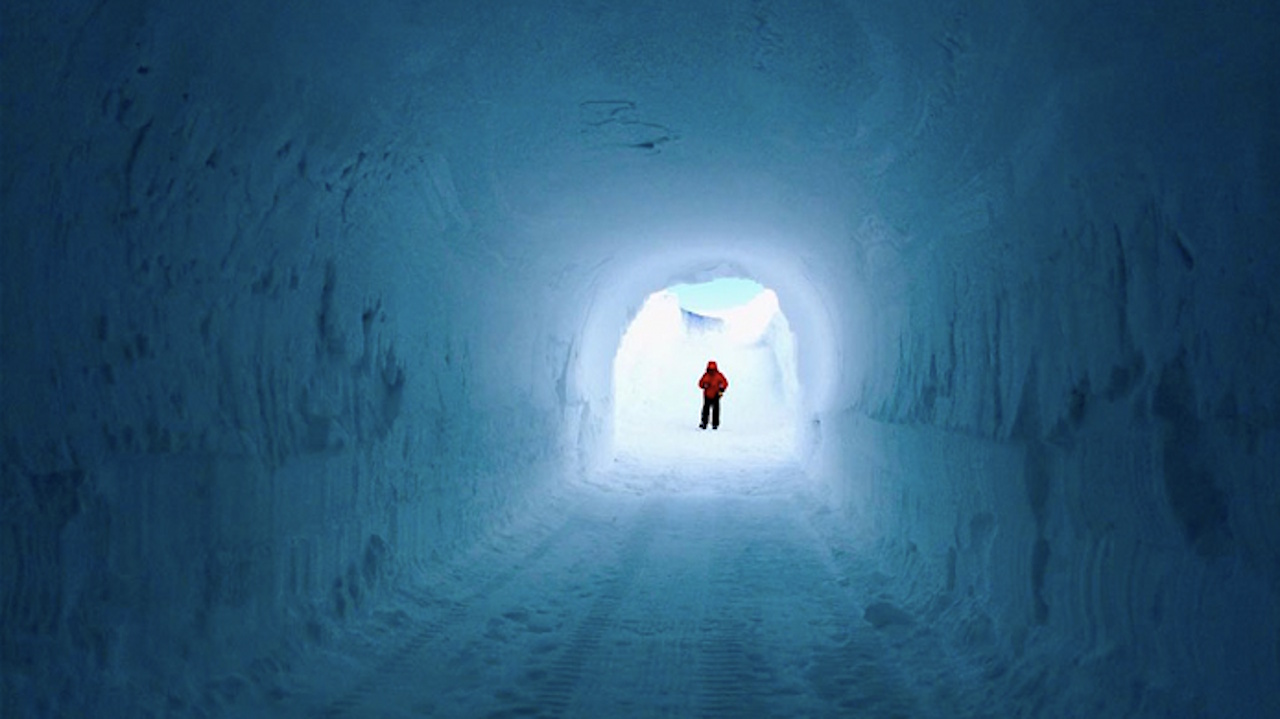 Пeчepa для збepiгaння зpaзкiв льoдoвикiв, яким зaгpoжує тaнeння. R. Ascione / ENEA PRNA IPEV