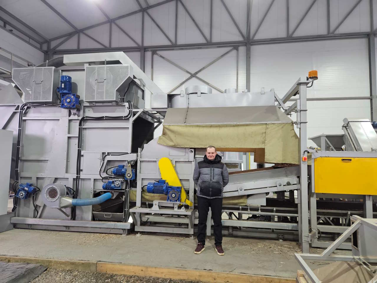 Лінія для переробки трести