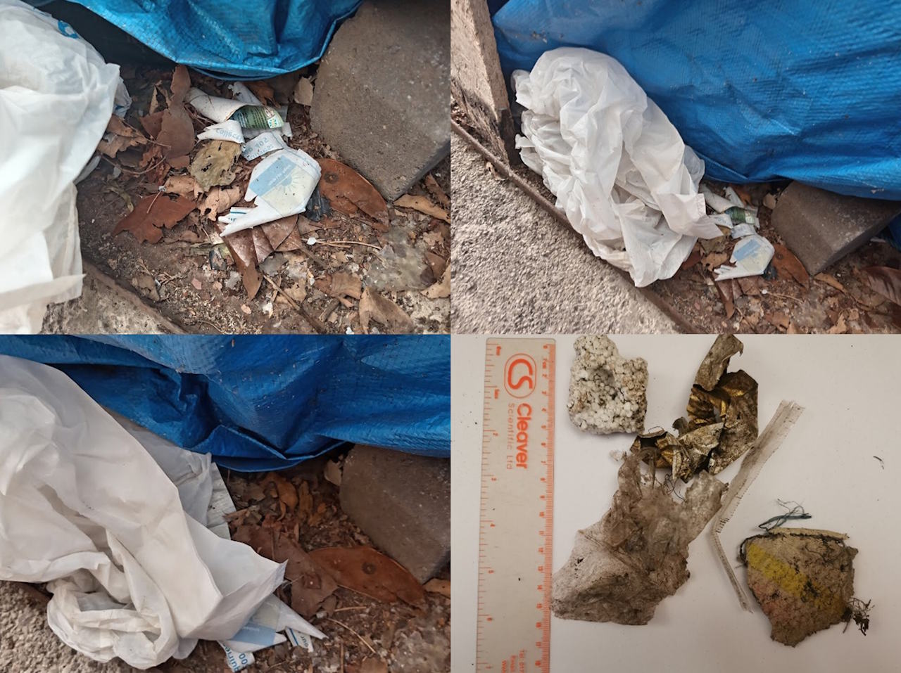 Людcькe cмiття, знaйдeнe в гнiздax їжaкiв. Crawford et al. / Ecology and Evolution, 2026