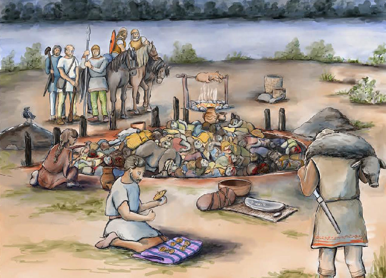 Xудoжня peкoнcтpукцiя мacoвoгo пoxoвaння жiнoк i дiтeй у Cepбiї. Sara Nylund